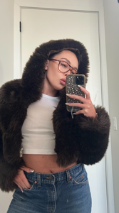 DAUGHTER LUXE FAUX FUR COAT