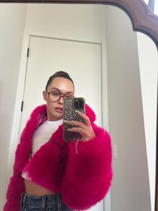 DAUGHTER LUXE FAUX FUR COAT